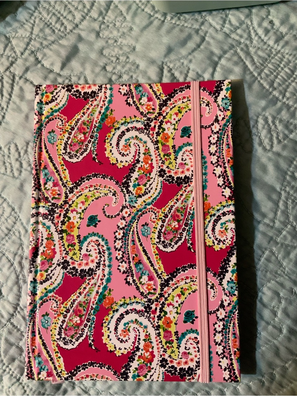 Vera Bradley Pink and Magenta Paisley Hardcover Journal